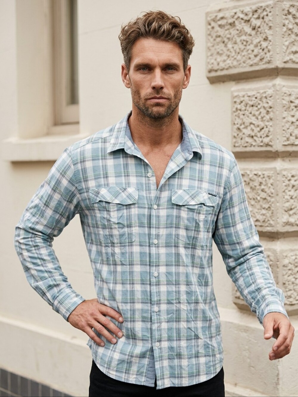 Columbia Sportswear Men's Silver Ridge Plaid Long Sleeve Shirt Omni-Shade Active